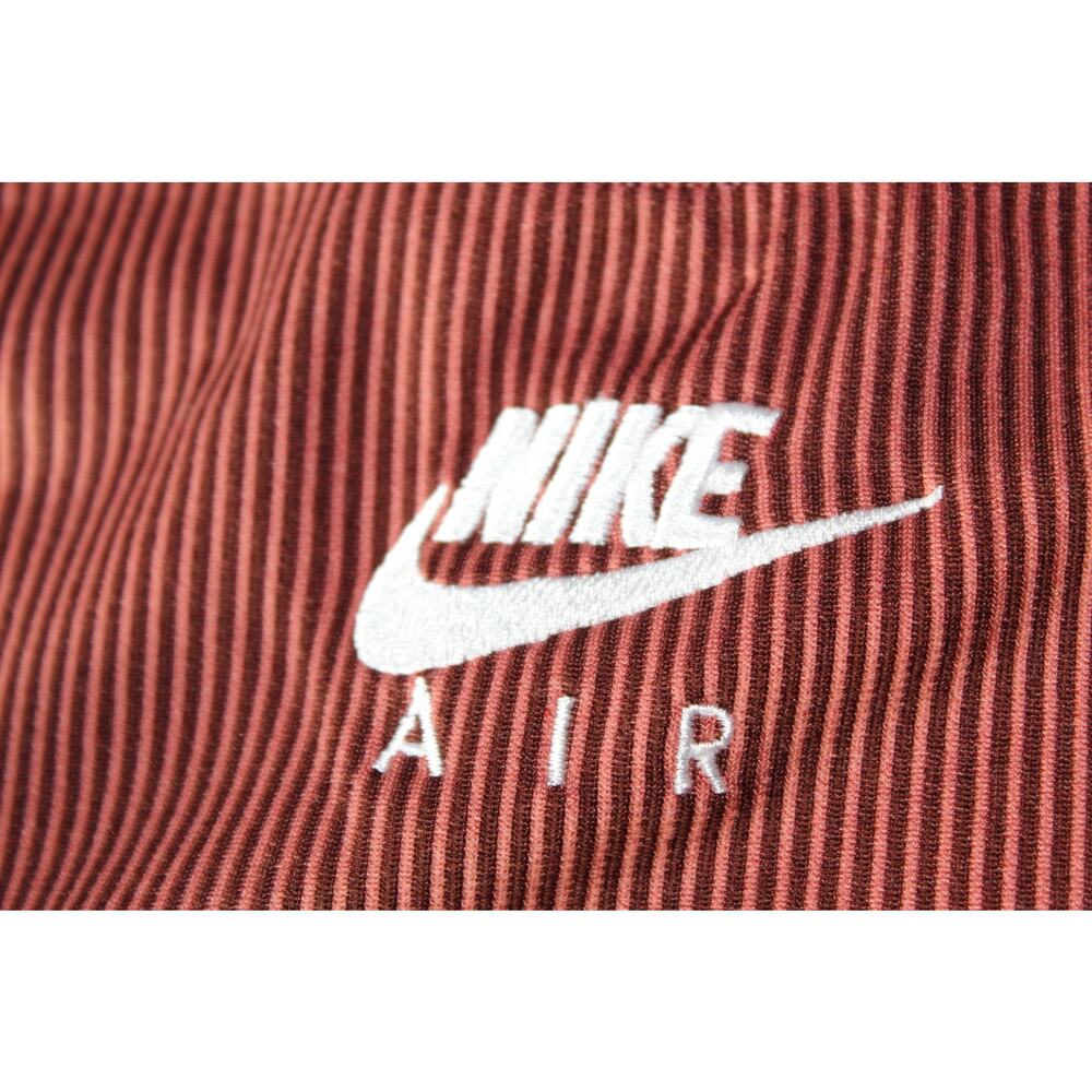 Nike Air Cropped Tank Ribbed Brown Mock Neck Canyon Rust Medium - Picture 5 of 7